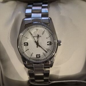 Invicta Woman Silver Watch with White Dial